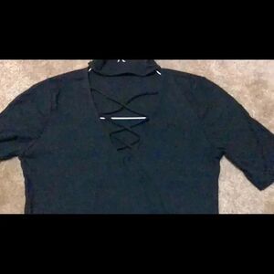 Ambiance criss criss choker top